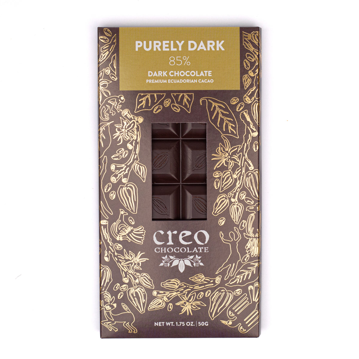 85% Cacao Dark Chocolate | Ecuadorian Cacao Bars | Creo Chocolate