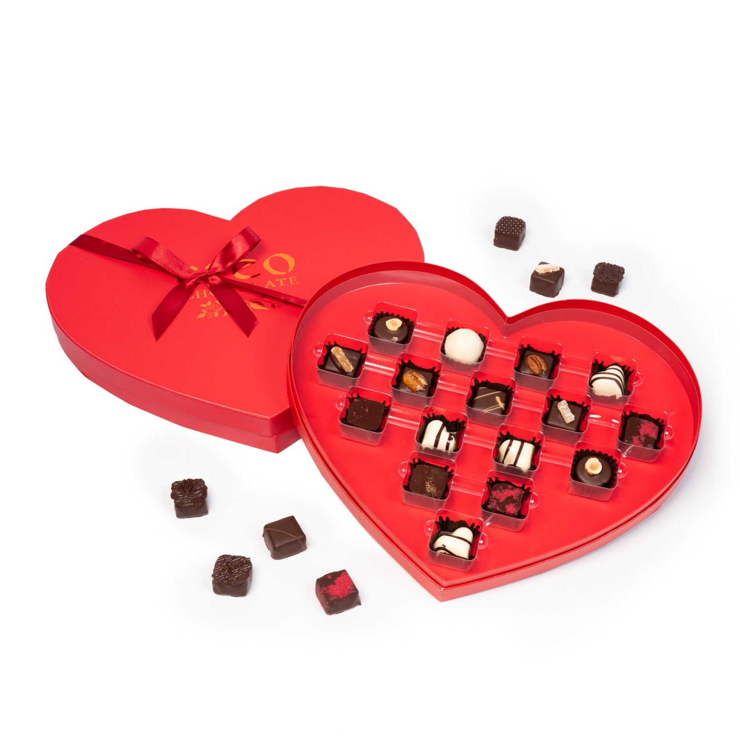 Signature Chocolates Heart-Shaped Box