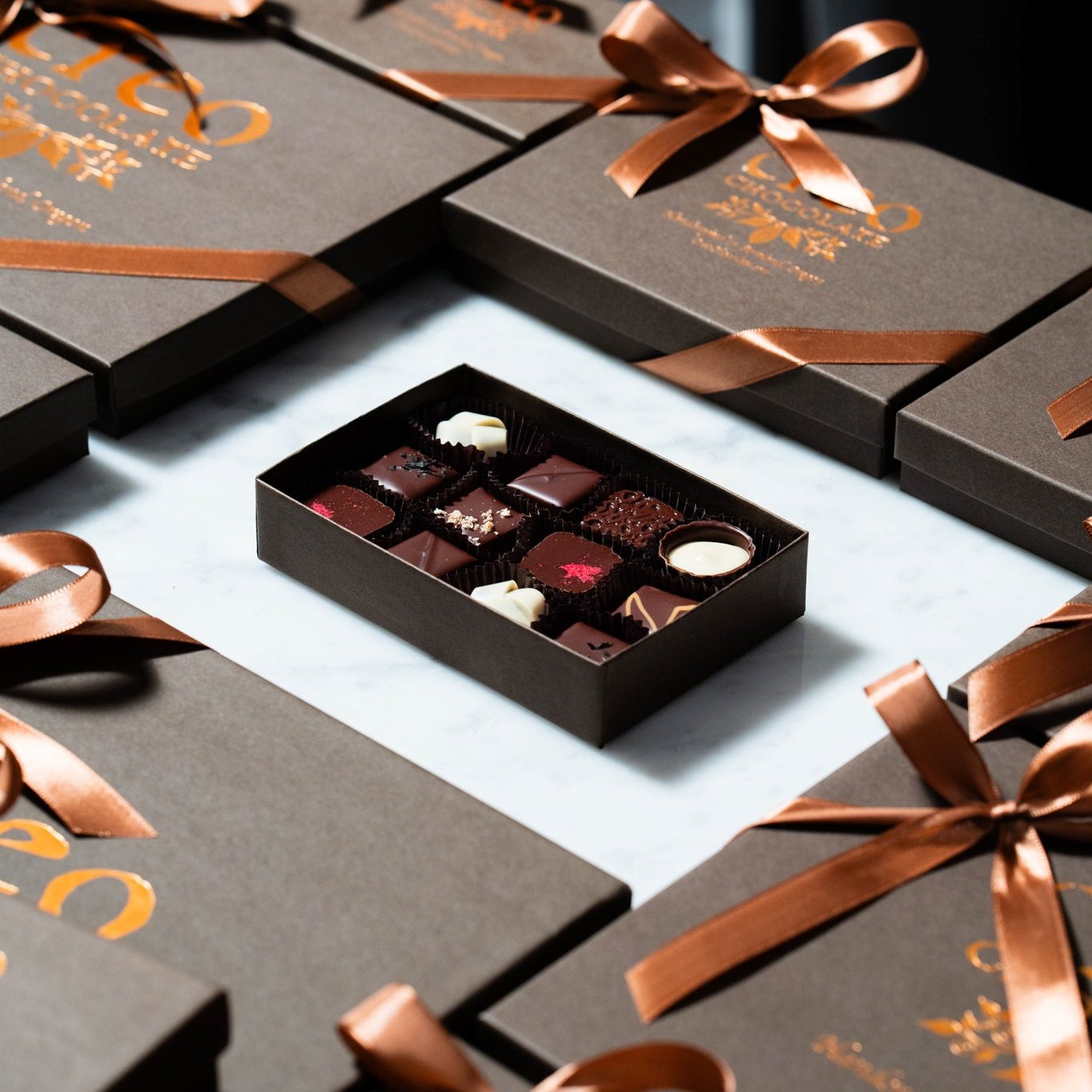 Classic 12/24/48/81 Piece Chocolate Truffle Box