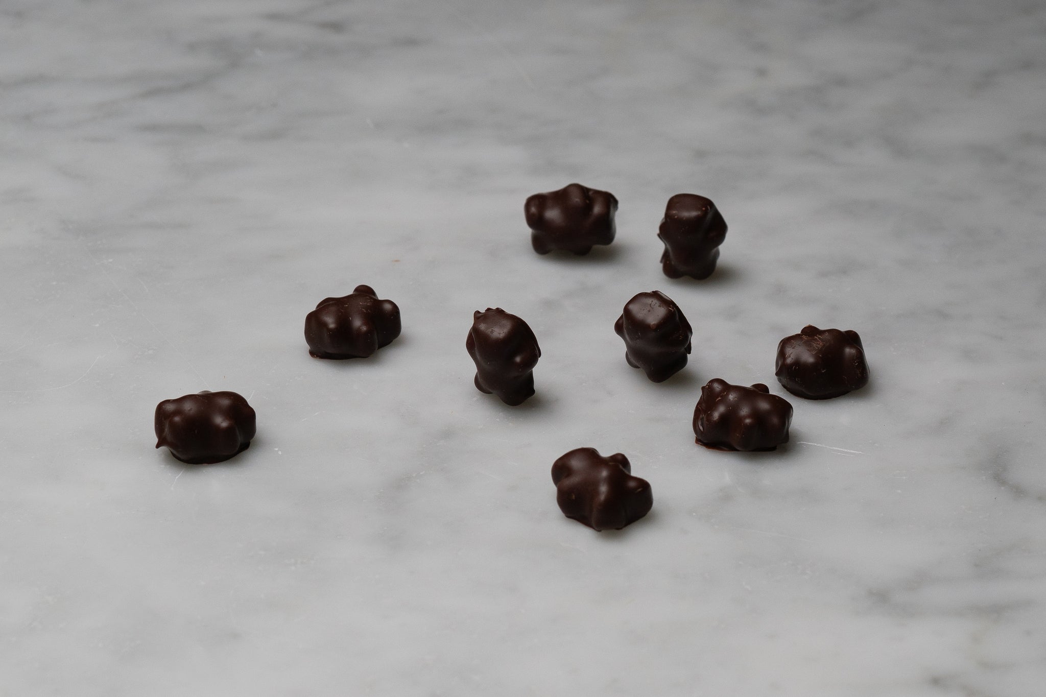 Chocolate covered gummy bears