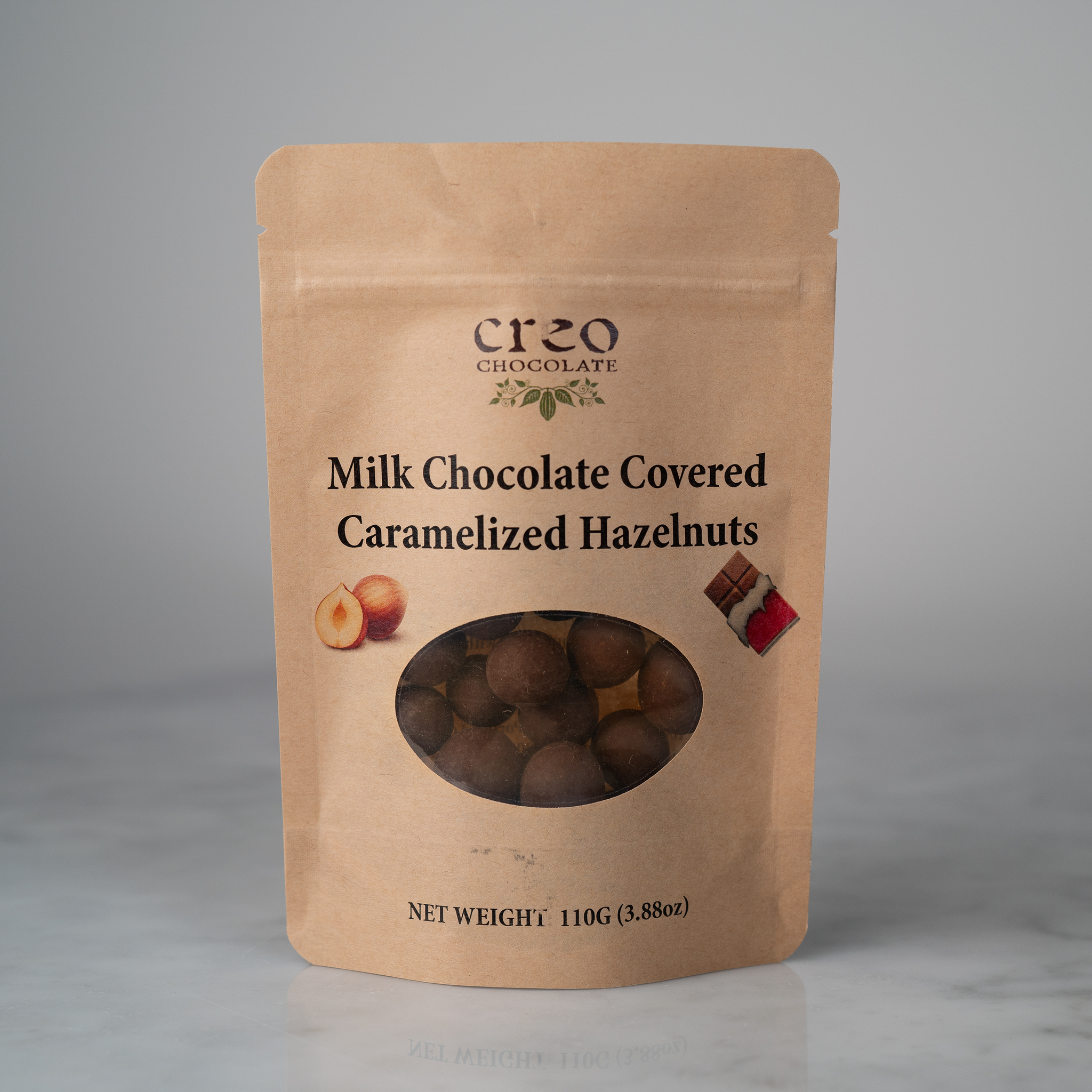 Milk Chocolate Covered Caramelized Hazelnuts