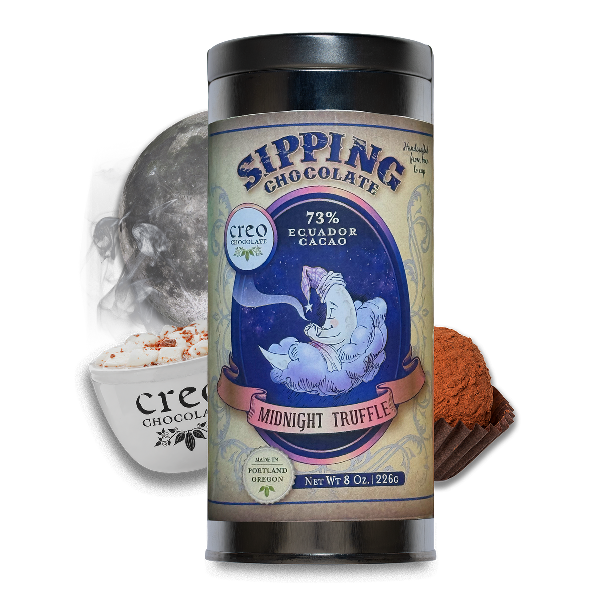 Gourmet Dark Chocolate Truffle Hot Chocolate | Creo Chocolate