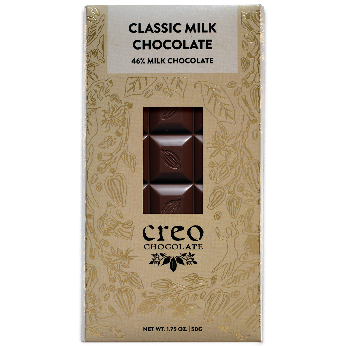 Creamy Milk Chocolate Bar | Single-Origin 46% Milk Chocolate