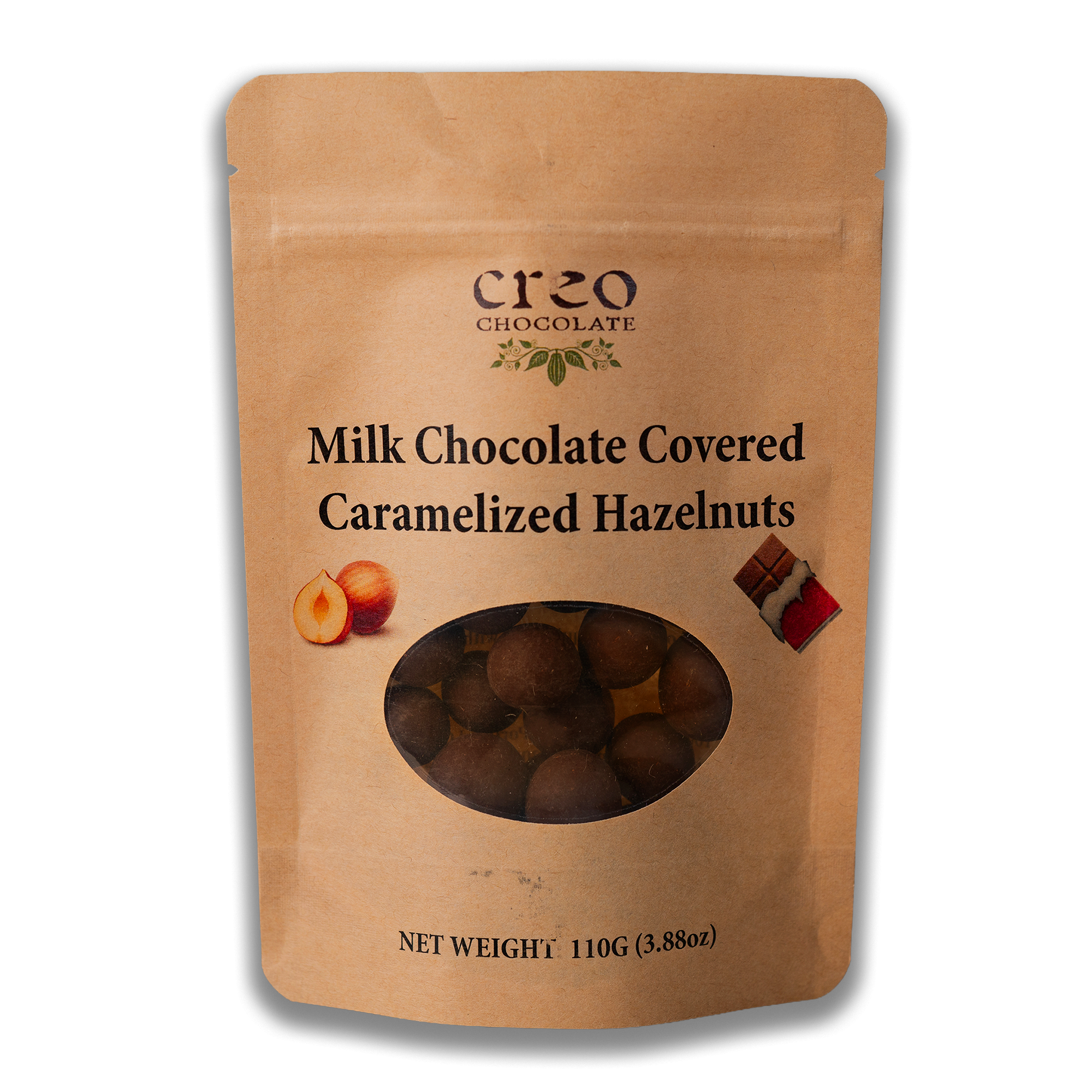 Milk Chocolate Covered Caramelized Hazelnuts