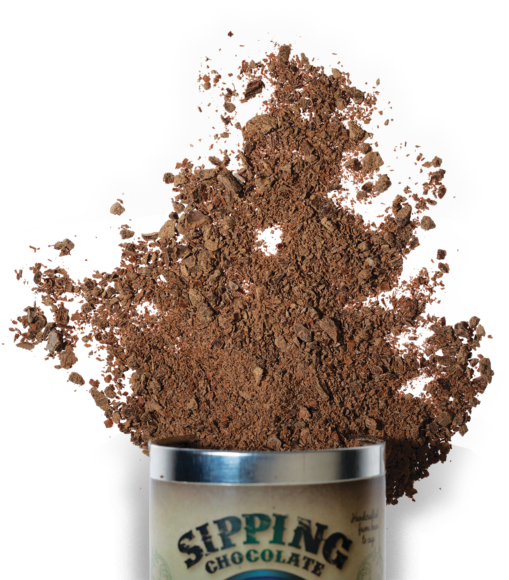 Minty Dark Sipping Hot Chocolate