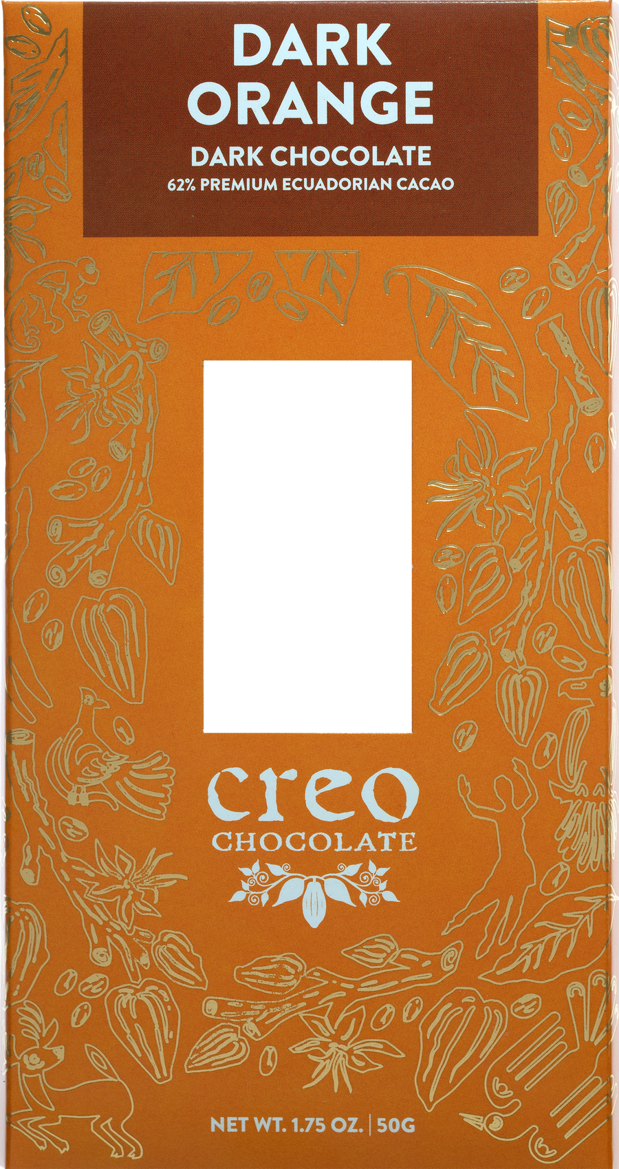 Dark Orange Chocolate Bar