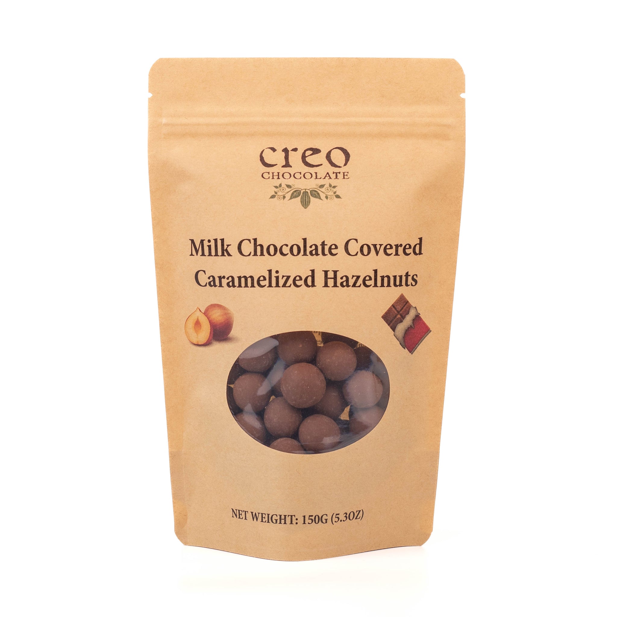 Milk Chocolate Covered Caramelized Hazelnuts
